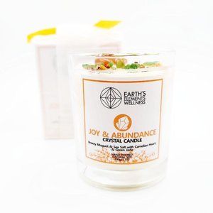 Joy & Abundance Crystal Candle Scented 7.1oz 200g